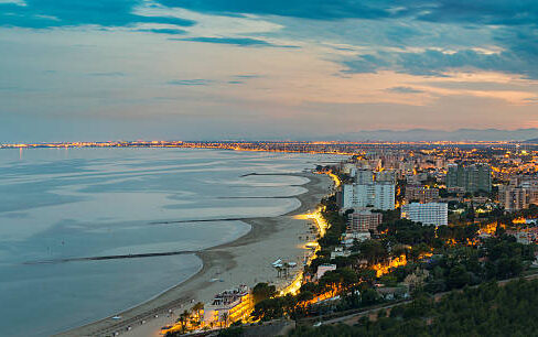 View of Benicassin (Castellon, Spain).